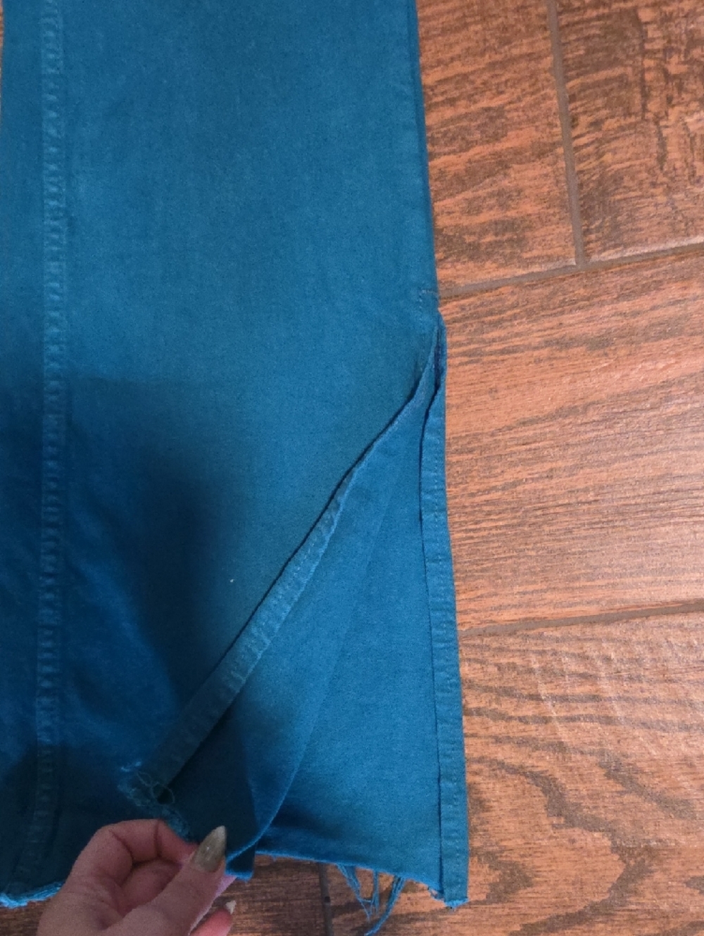 Idyllwind Teal Boot Cut Pants - Picture 5 of 7